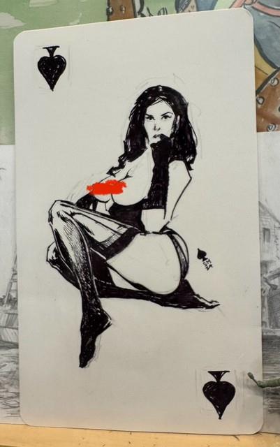 Pin-up! Original Comic Art