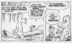 Pogo by Walt Kelly Original Daily Comic Strip 3/12/70