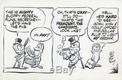 Pogo by Walt Kelly Original Daily Comic Strips (2) 1/29, 1/30 1960