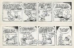 Pogo by Walt Kelly Original Daily Comic Strips 4/7/65, 4/9/65
