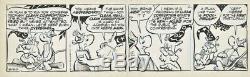 Pogo by Walt Kelly Three Original Daily Strips! 8/1/58