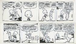 Pogo by Walt Kelly Two Original Daily Comic Strips 3/1 and 3/2, 1966