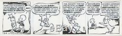 Pogo by Walt Kelly Two Original Daily Comic Strips 3/1 and 3/2, 1966