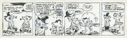 Pogo by Walt Kelly Two Original Daily Strips! 8/7/1967, 8/8/67