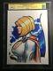 Power Girl Original Art By Adam Hughes Commission Colored By Jose Varese Cgc