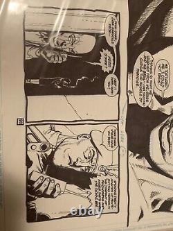 Preacher 23 page 20 Original Comic Art Steve Dillon Herr Star Archangel Custer