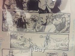 Preacher #33 p3 Original Comic Art Steve Dillon SIGNED by Garth Ennis