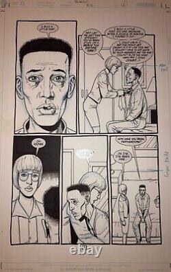 Preacher Original Comic Book Art 56 pg 6 Agent Hoover by Steve Dillon DC Vertigo