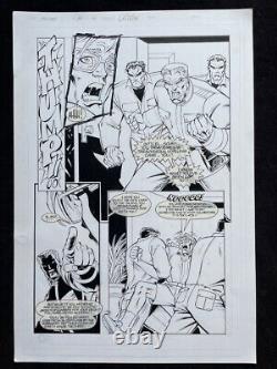 Prime #14, page 14, 1996, Malibu Comics, Original Comic Art by Al Rio, Signed