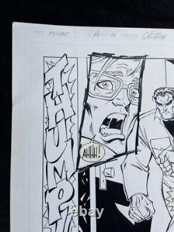 Prime #14, page 14, 1996, Malibu Comics, Original Comic Art by Al Rio, Signed