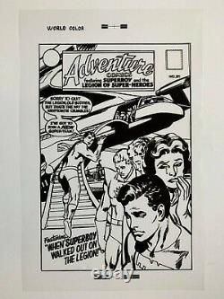 Production Art ADVENTURE COMICS #371 cover, NEAL ADAMS art, 11x17