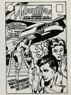 Production Art ADVENTURE COMICS #371 cover, NEAL ADAMS art, 11x17