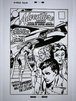 Production Art ADVENTURE COMICS #371 cover, NEAL ADAMS art, 11x17