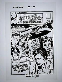 Production Art ADVENTURE COMICS #371 cover, NEAL ADAMS art, 11x17