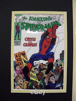 Production Art JOHN ROMITA Amazing Spider-Man 68 pg 18 withcover & page prints