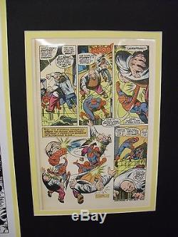 Production Art JOHN ROMITA Amazing Spider-Man 68 pg 18 withcover & page prints