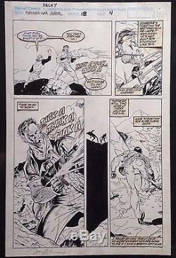 Punisher War Journal, Jim Lee (Batman, X-Men) original art, Marvel