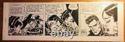 RARE! Original JOHNNY HAZARD Art Daily Strip 10/27/1969 FRANK ROBBINS Art