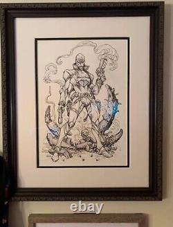 RED HOOD ORIGINAL SIGNED INKED Drawing By DC Artist PAOLO PANTALENA 11x17