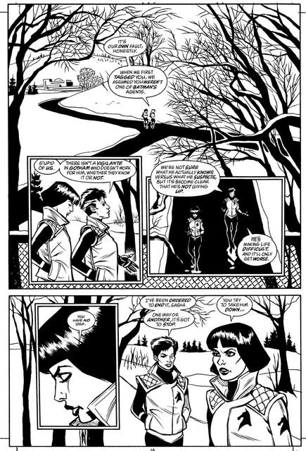 Rick Burchett Detective Comics Original Art
