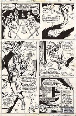 ROSS ANDRU SPIDER-MAN MARVEL TEAM-UP #12 Original Comic Bronze Art 1973