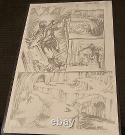 Rare 11 x 17 Snake Eyes IDW #3 pg 16 pencils original art robert atkins Signed