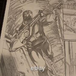 Rare 11 x 17 Snake Eyes IDW #3 pg 16 pencils original art robert atkins Signed