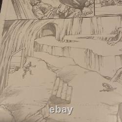 Rare 11 x 17 Snake Eyes IDW #3 pg 16 pencils original art robert atkins Signed