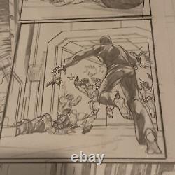 Rare 11 x 17 Snake Eyes IDW #3 pg 16 pencils original art robert atkins Signed