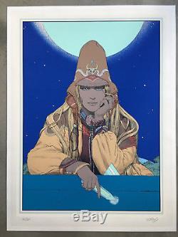 Rare Starwatcher IV Limited Ed Signed & Numbered Silkscreen Print Moebius Giraud