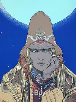 Rare Starwatcher IV Limited Ed Signed & Numbered Silkscreen Print Moebius Giraud