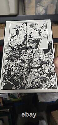 Red Lanterns Original Published Artwork By Jim Calafiore Issue 34 Page 8