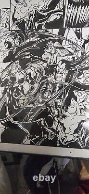 Red Lanterns Original Published Artwork By Jim Calafiore Issue 34 Page 8