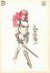 Red Sonja Full Figure Painted Art 1976 Signed Art By Frank Thorne