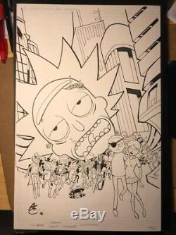 Rick And Morty 52 Original Comic Cover Art Galaxycon Variant Greg Kirkpatrick