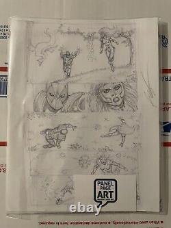 Rob Liefeld (Deadpool Creator) Prelim Art Page Major X #5 feat. Jean Grey