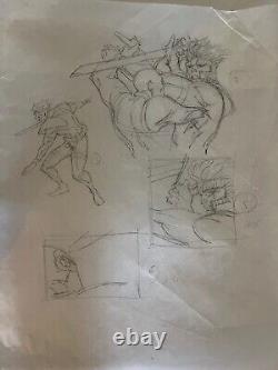 Rob Liefeld ORIGINAL ART! From X-Force #2 Pg 5 2004 11x17, +more Art & Comics