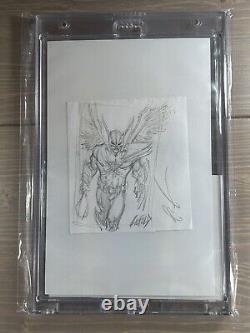 Rob Liefeld Original Art The Savage Hawkman #9 Cover Prelim Pencil Sketch Signed