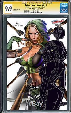 Robyn Hood I Love NY #5 CGC 9.9 SS REMARKED NYCC EXCLUSIVE variant by GREG HORN
