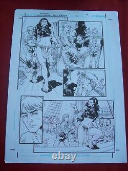 Rodney Buchemi original art BELIT & VALERIA-SWORDS VS SORCERY 1 page 11 publishd