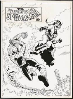 Romita, John Sr Spectacular Spider-man #2 Line Art Cover (large Art) 1968