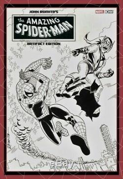 Romita, John Sr Spectacular Spider-man #2 Line Art Cover (large Art) 1968