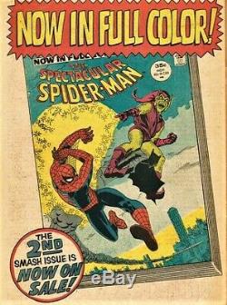 Romita, John Sr Spectacular Spider-man #2 Line Art Cover (large Art) 1968