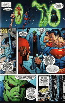 Ron Garney Jla Art-superman, Batman, Wonder Woman, Flash-free Shipping