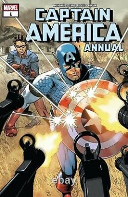 Ron Lim/ Scott Hanna 2018 Captain America, Bucky Orig. Ink Art-pg 22! Free Ship