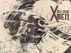 Rouge by Ryan Benjamin Original Comic Art Sketch X-Men Signed by Lenore Zann