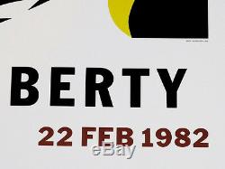 Roy Lichtenstein Poster I Love Liberty Comic Pop Art Poster IN Mint