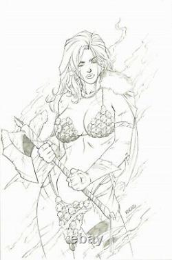 Ryan Kincaid Signed 2020 Killing Red Sonja # 1 Variant Cover Art! Free Shipping