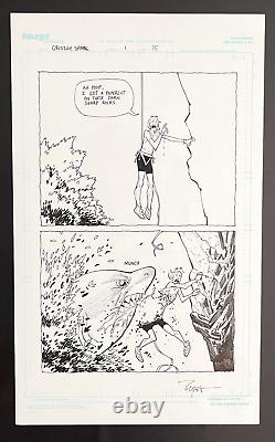 Ryan Ottley of Invincible Grizzly Shark Original Comic Art Issue 1 Page 15
