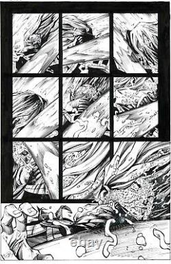 Ryan Stegman Vanish #4 p 1 (Inks and Pencils on Separate Boards) Original Art